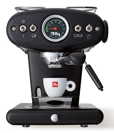 Aparat za kavu ILLY X1 Anniversary E.S.E. & Ground (za mljevenu kavu i E.S.E. doze, 1 L, crni)-0
