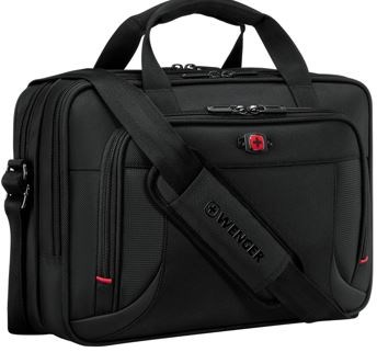 Torba za laptop WENGER Prospectus 14 (za 14" laptope, podstavljeni pretinci, crna)