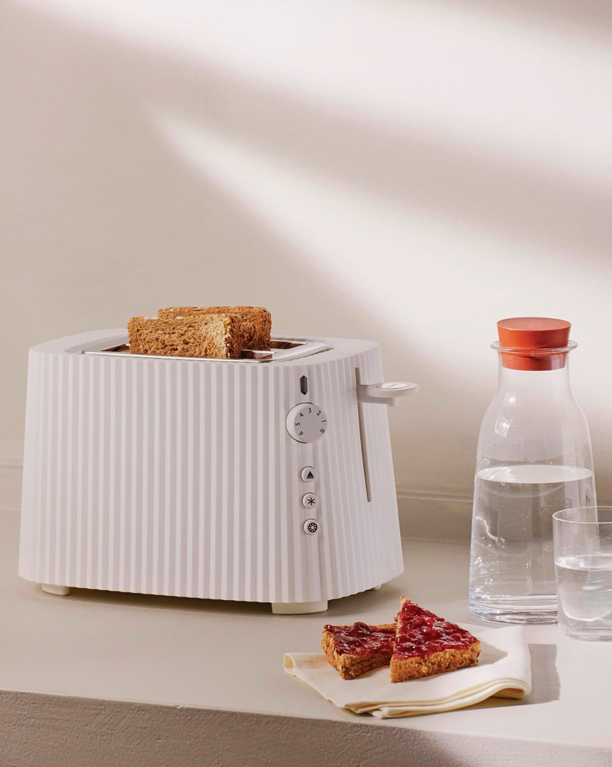 Toster ALESSI MDL08 W by Michele De Lucchi (850W, 6 razina, funkcija odmrzavanja) Bijeli-1