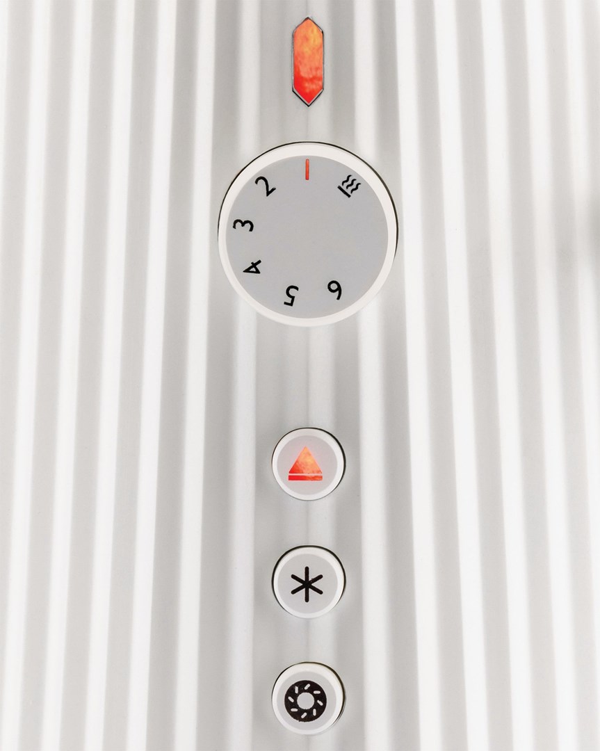 Toster ALESSI MDL08 W by Michele De Lucchi (850W, 6 razina, funkcija odmrzavanja) Bijeli-2