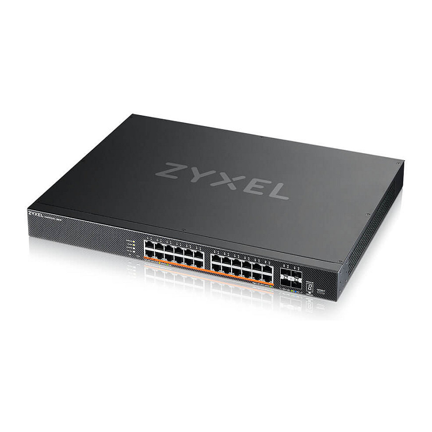 Mrežni preklopnik ZYXEL XMG2230-28HP (24x 2.5G PoE++, 4x 10G SFP+, 700W, L2/L3 Managed)
