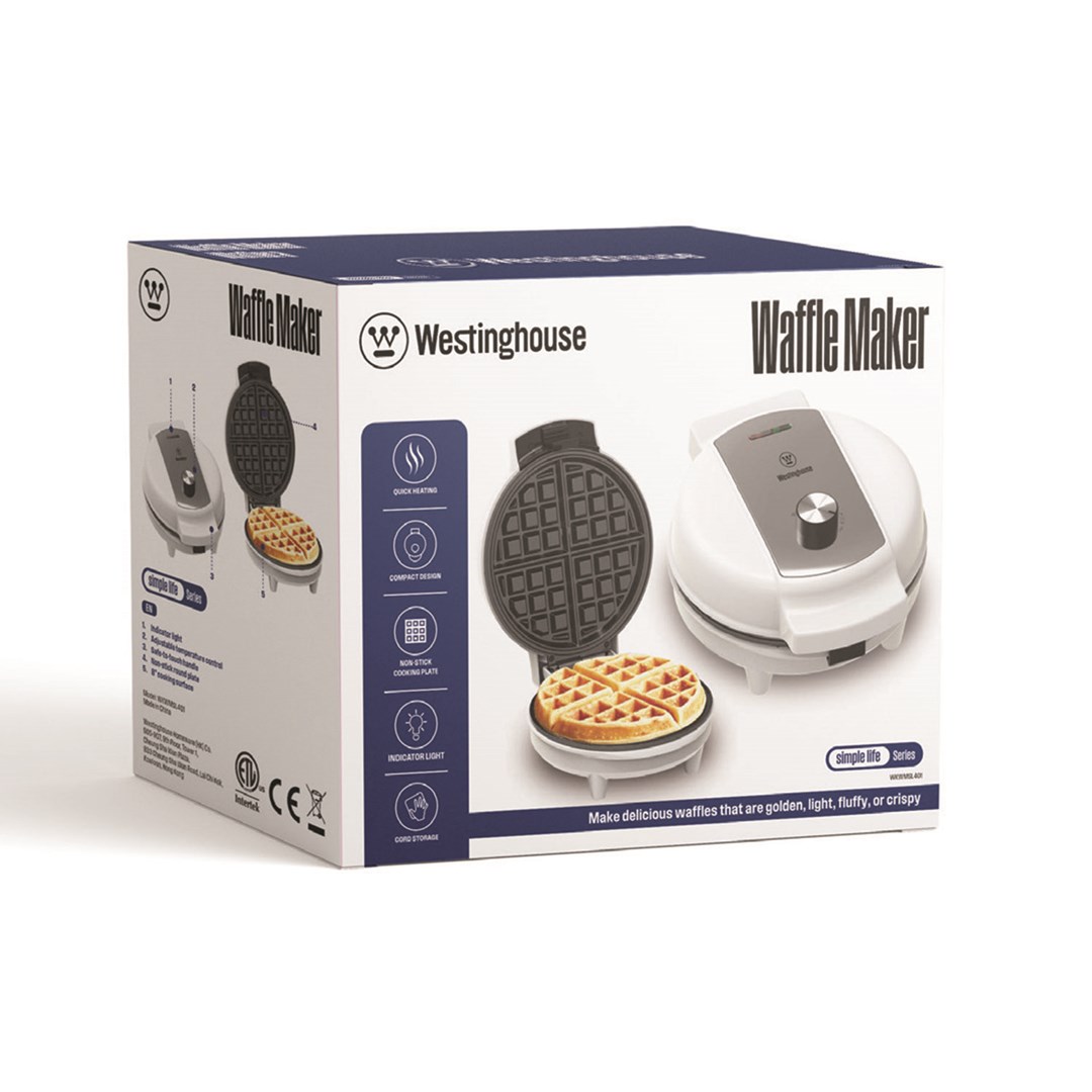 Aparat za vafle WESTINGHOUSE WKWMSL402 (1000 W, za 4 vafle, neprijanjajuća podloga)-2