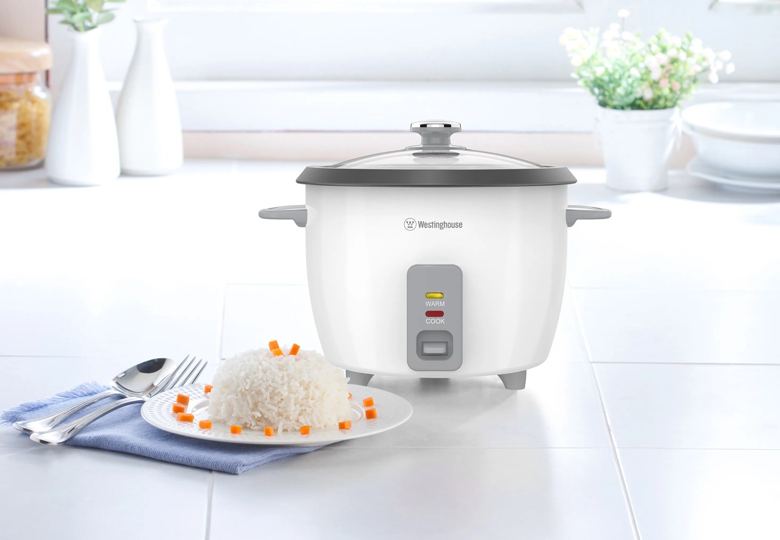 Kuhalo za rižu WESTINGHOUSE WKRCHSL5EU (1 L, 400 W, funkcija održavanja topline)-5