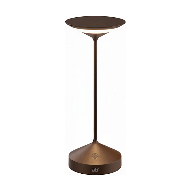 Prijenosna stolna lampa AB+ BY ABERT Tempo (IP54, 2700K, 9h baterije, Corten)-0
