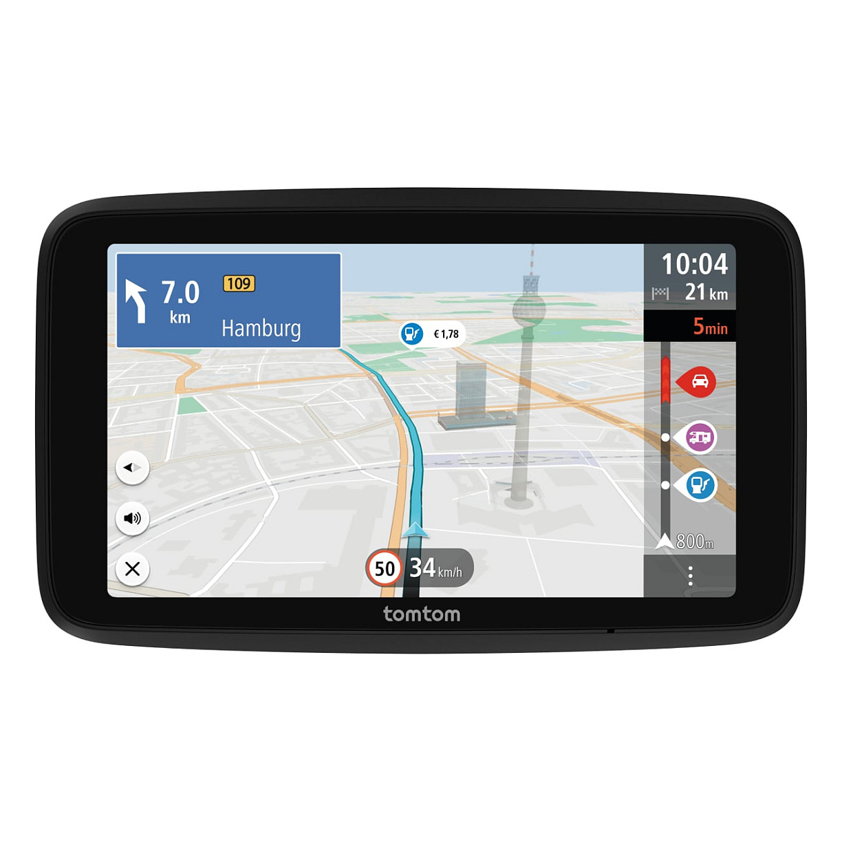 GPS navigacija TOMTOM GO Camper Tour (6" HD zaslon, karte svijeta, POI za kampere, TomTom Traffic)