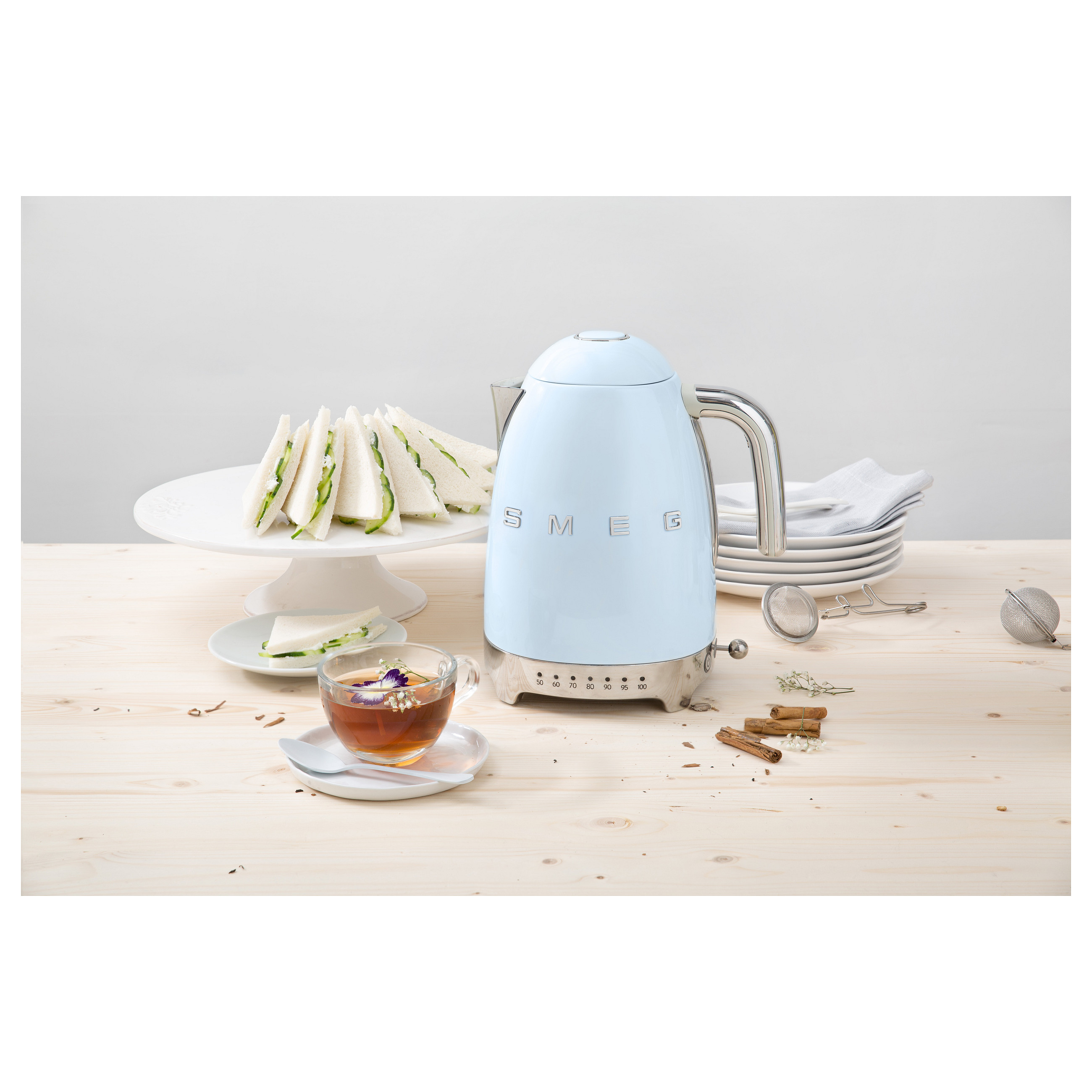 Kuhalo za vodu SMEG 50's Style KLF04PBEU (1.7 L, 2400 W, varijabilna temperatura) Pastelno plava-8
