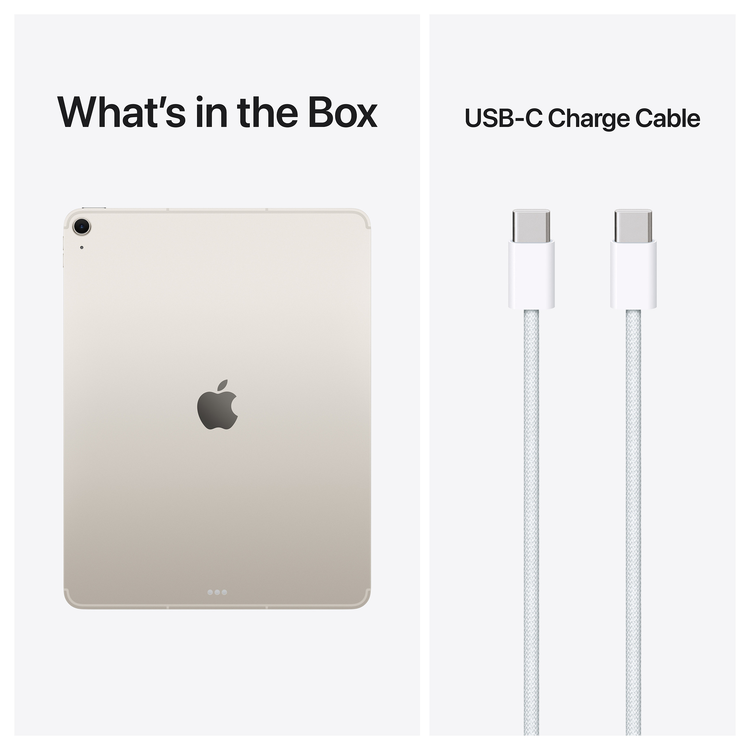 Tablet APPLE iPad Air 13 (13", Liquid Retina, 2732x2048, Apple M4, 256GB, Wi-Fi + 5G, iPadOS, Starlight) - MV713FD/A-9