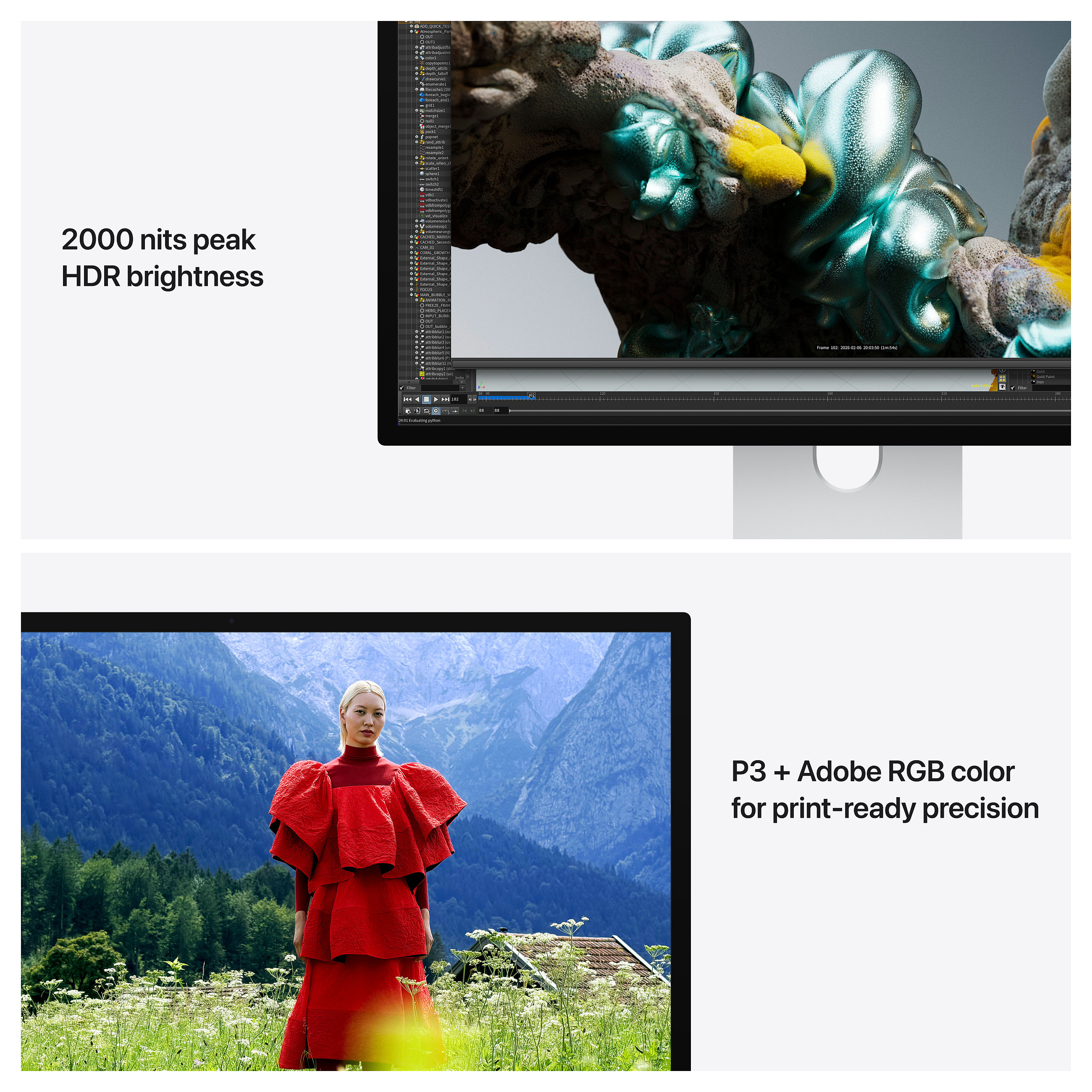 Apple Studio Display XDR - Nano-texture glass - VESA mount adapter (Stand not included) (2026)-3