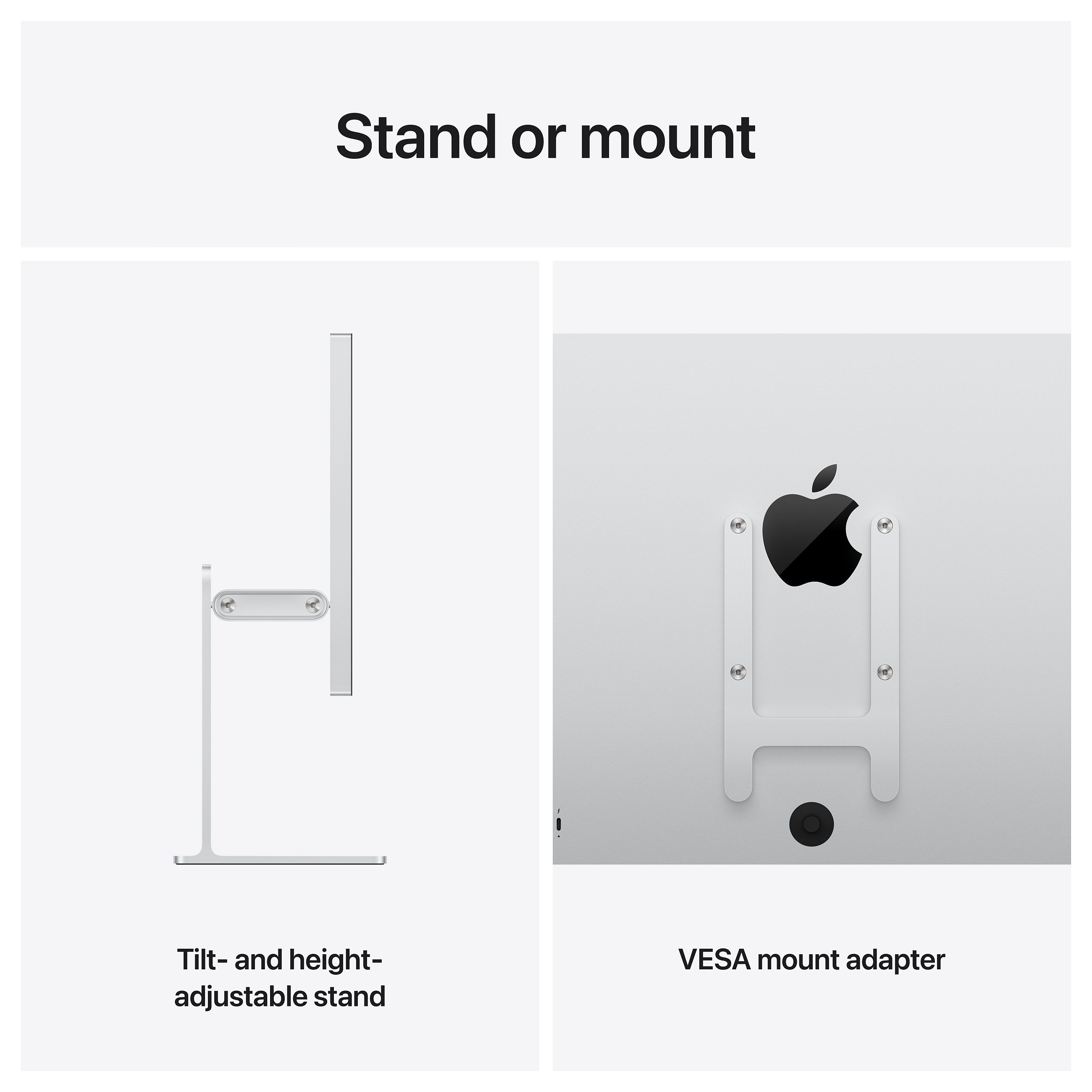 Apple Studio Display XDR - Nano-texture glass - VESA mount adapter (Stand not included) (2026)-6