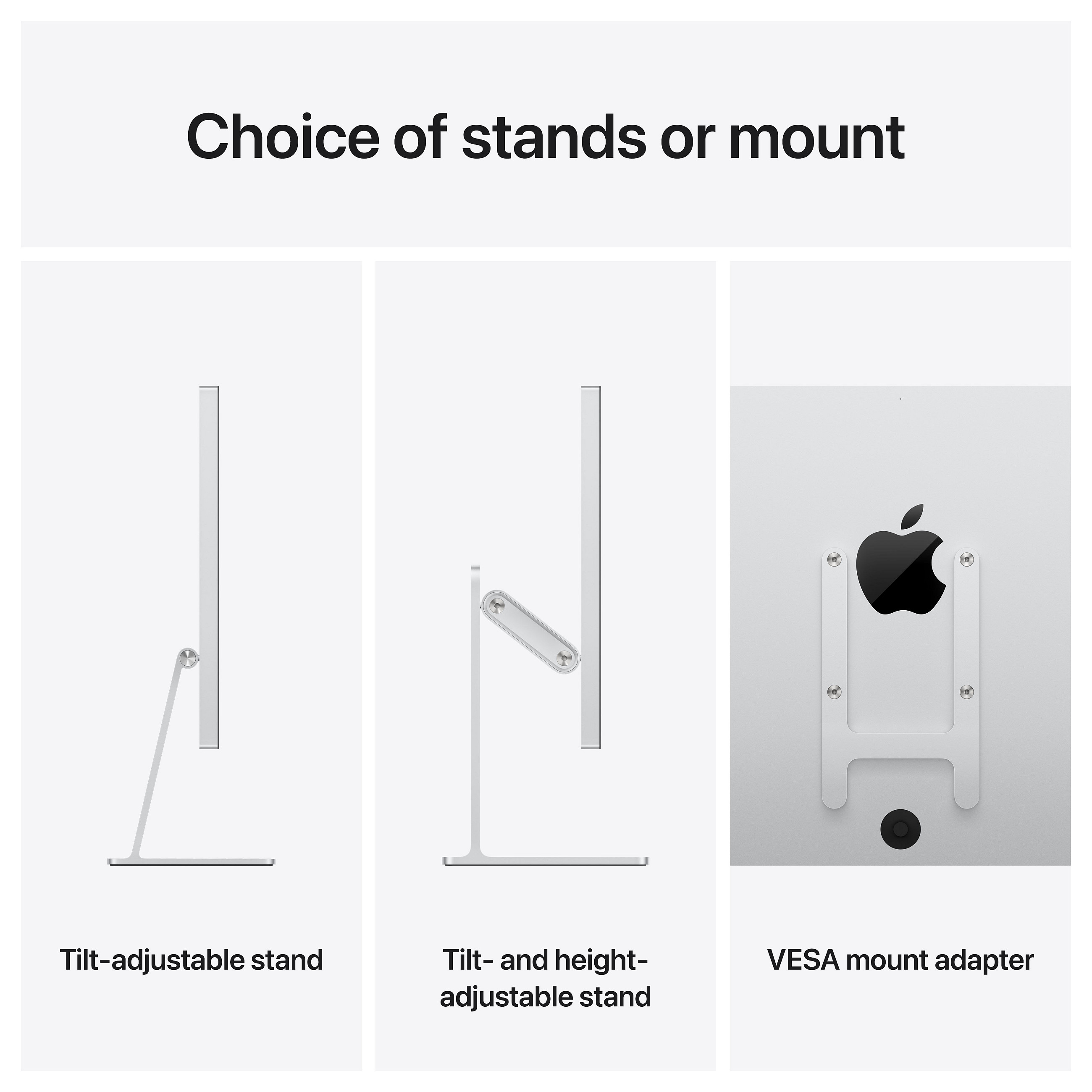 Monitor APPLE Studio Display 27" 5K Retina (Nano-texture staklo, postolje podesivo po nagibu)-5