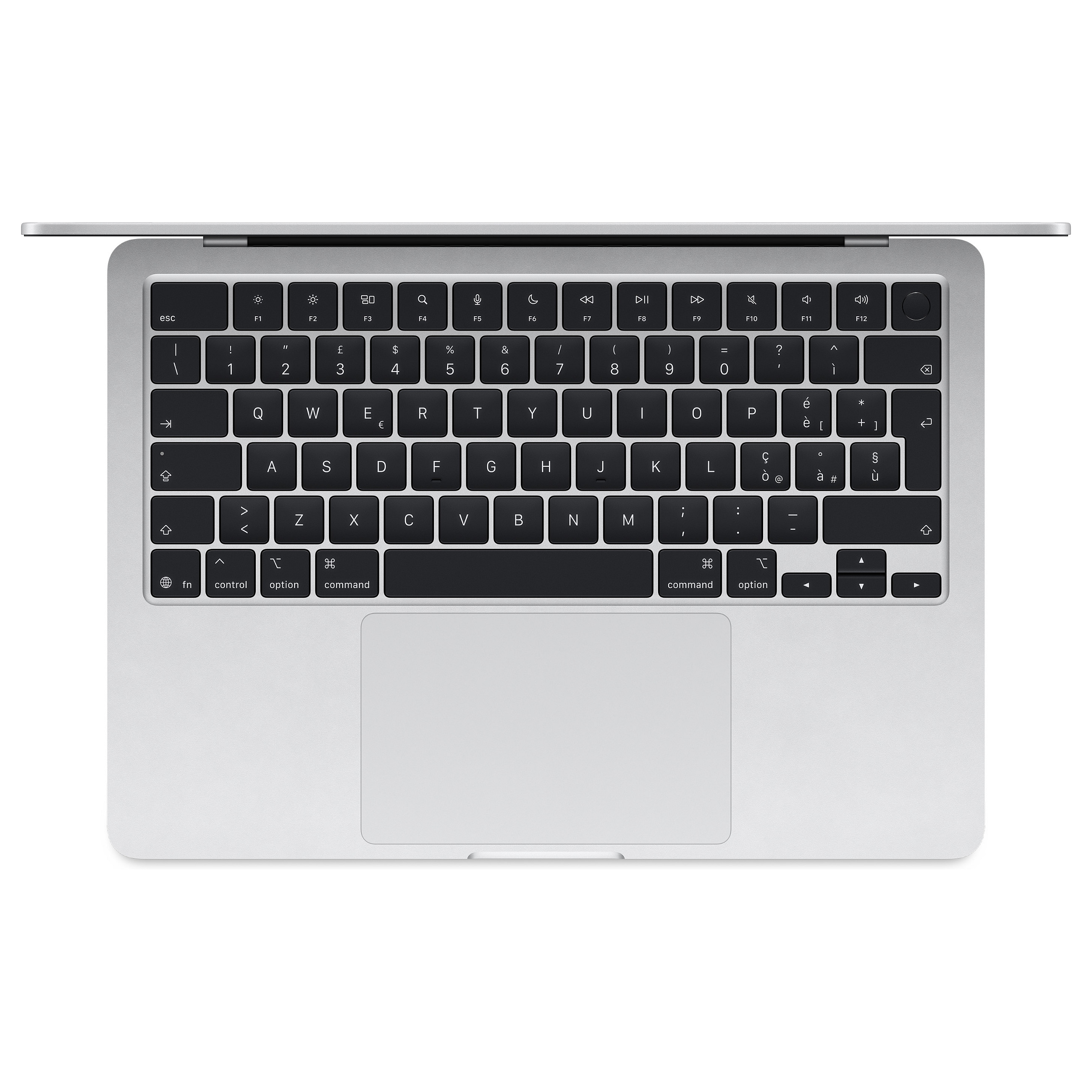 Laptop APPLE MacBook Air 13 (13.6", Liquid Retina, WQXGA, Apple M5, 16GB, 512GB SSD, Apple 8-core GPU, macOS, DE tipkovnica, Srebrna) - MDH74D/A-1