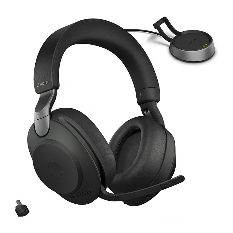 Bežične slušalice JABRA Evolve2 85 MS Stereo (ANC, USB-C, Stalak za punjenje)-0