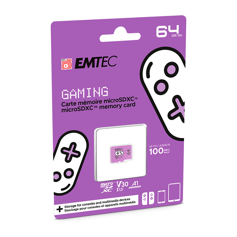Memorijska kartica EMTEC Gaming 64GB microSDXC (UHS-I, U3, V30, A1, 100/85 MB/s)-2