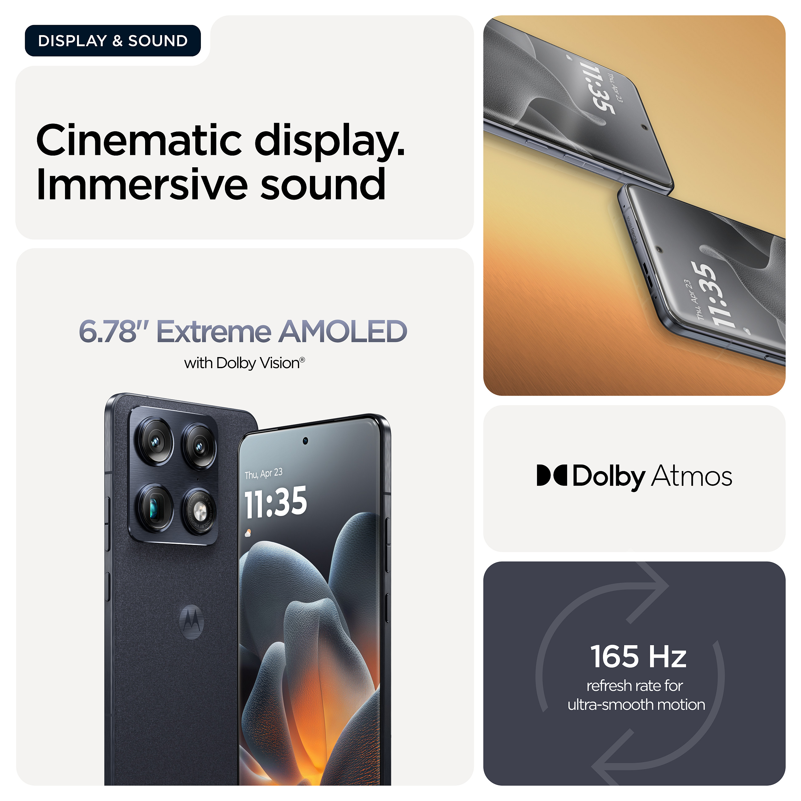 Mobitel MOTOROLA Edge 50 Ultra 5G (6.7" pOLED 144Hz, 16 GB, 512 GB, 50+64+50 MP, 4500 mAh) Forest Grey-2