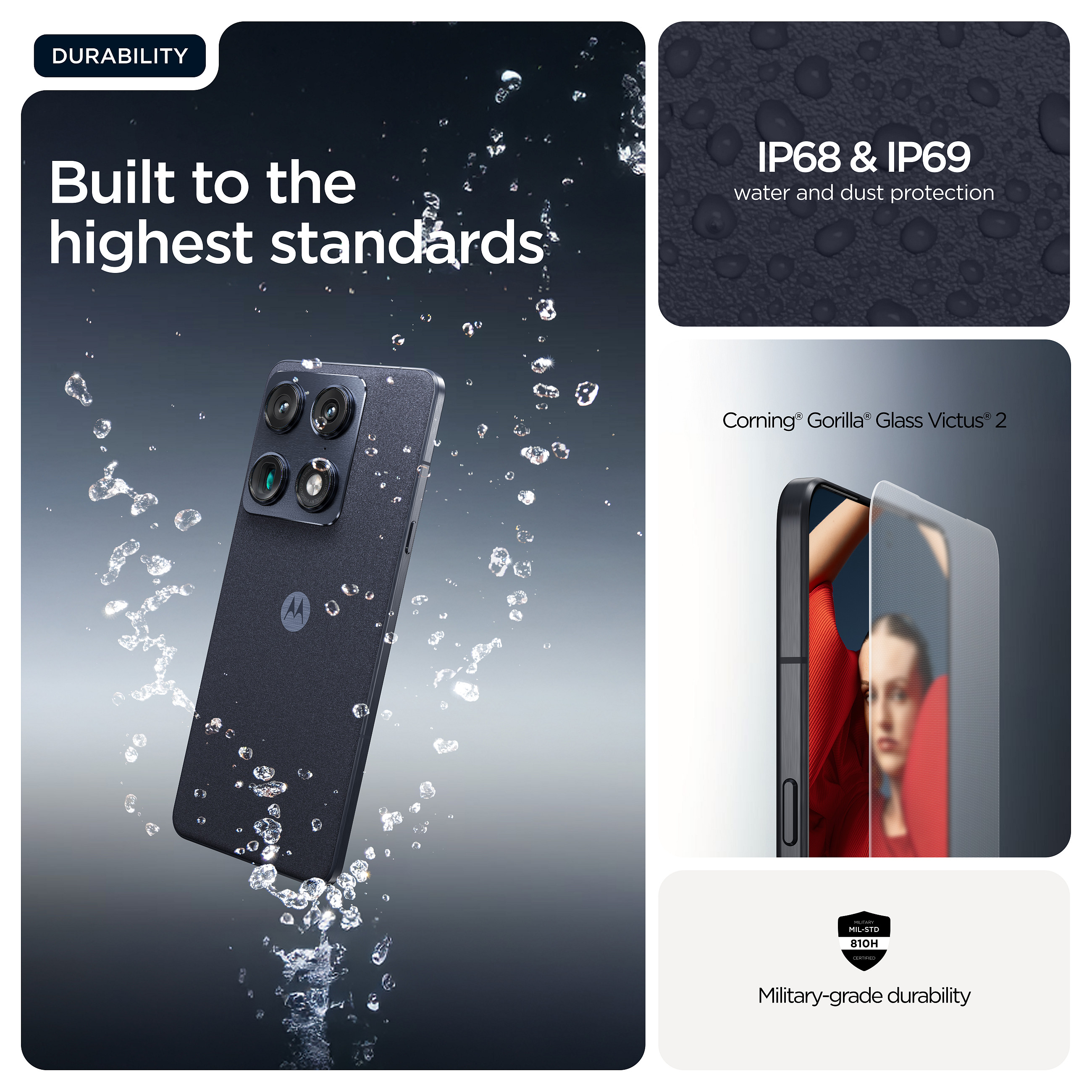 Mobitel MOTOROLA Edge 50 Ultra 5G (6.7" pOLED 144Hz, 16 GB, 512 GB, 50+64+50 MP, 4500 mAh) Forest Grey-10