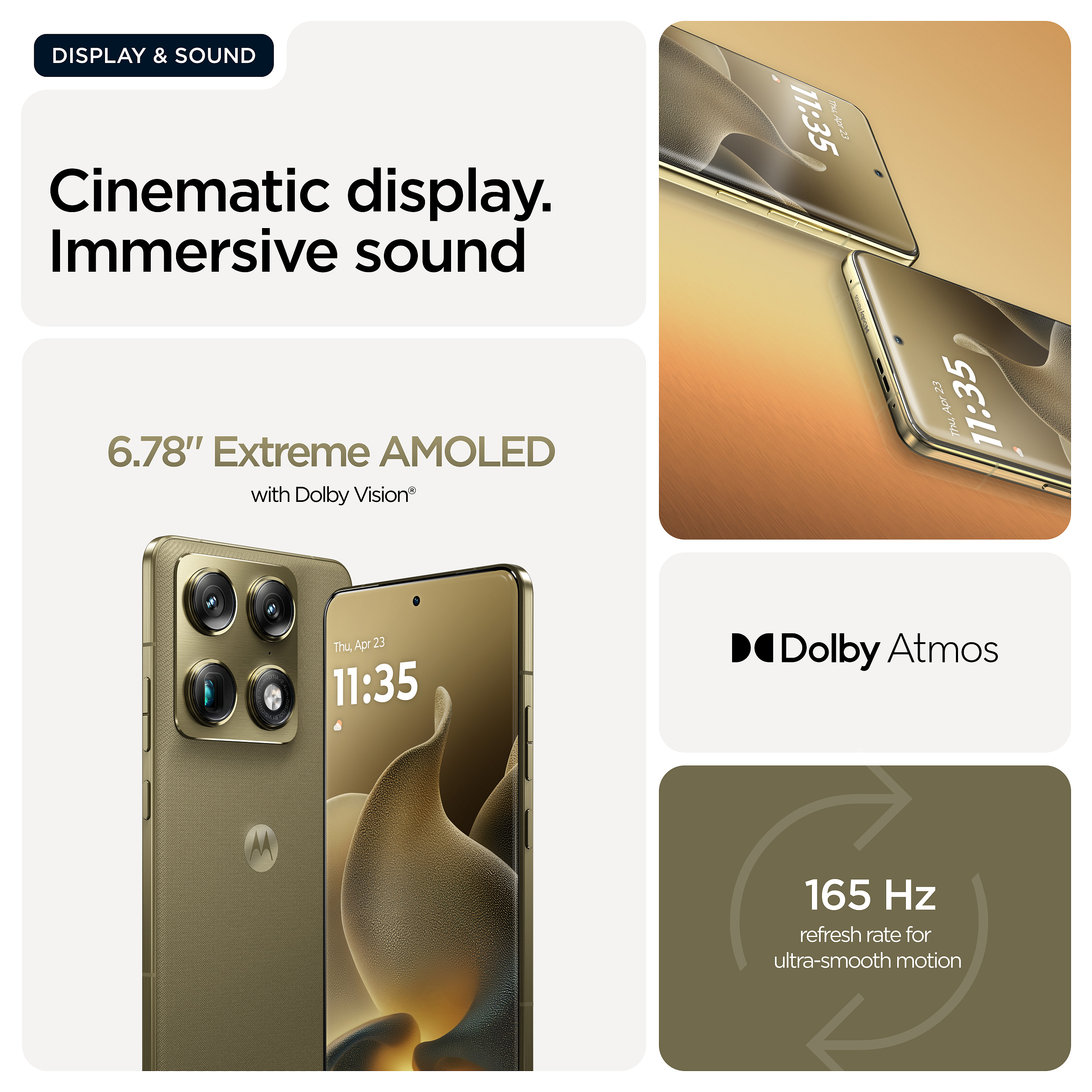Mobitel MOTOROLA Edge 50 Ultra 5G (6.7" pOLED 144Hz, 16 GB, 512 GB, 50+50+64 MP, 4500 mAh) Forest Grey-2