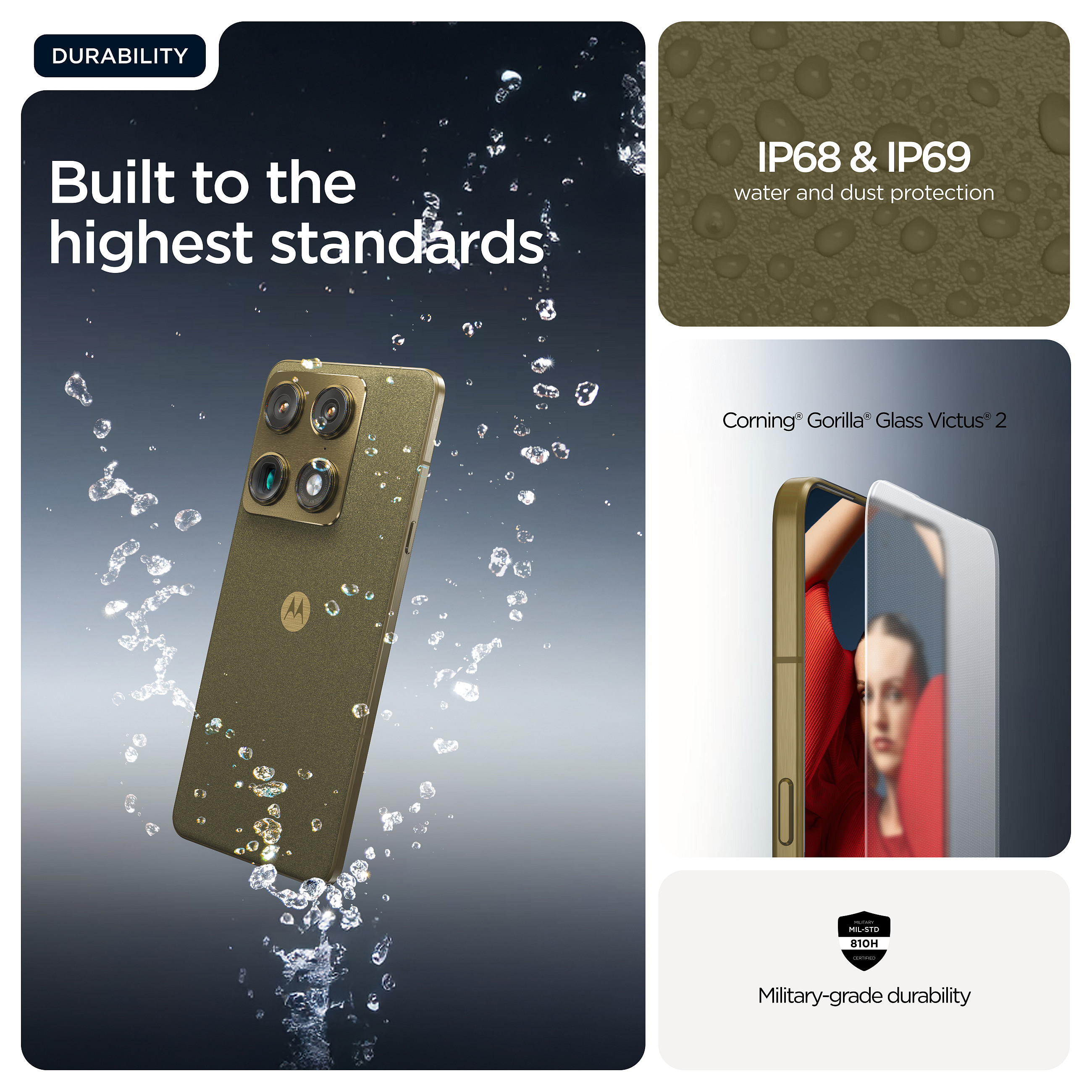 Mobitel MOTOROLA Edge 50 Ultra 5G (6.7" pOLED 144Hz, 16 GB, 512 GB, 50+50+64 MP, 4500 mAh) Forest Grey-10