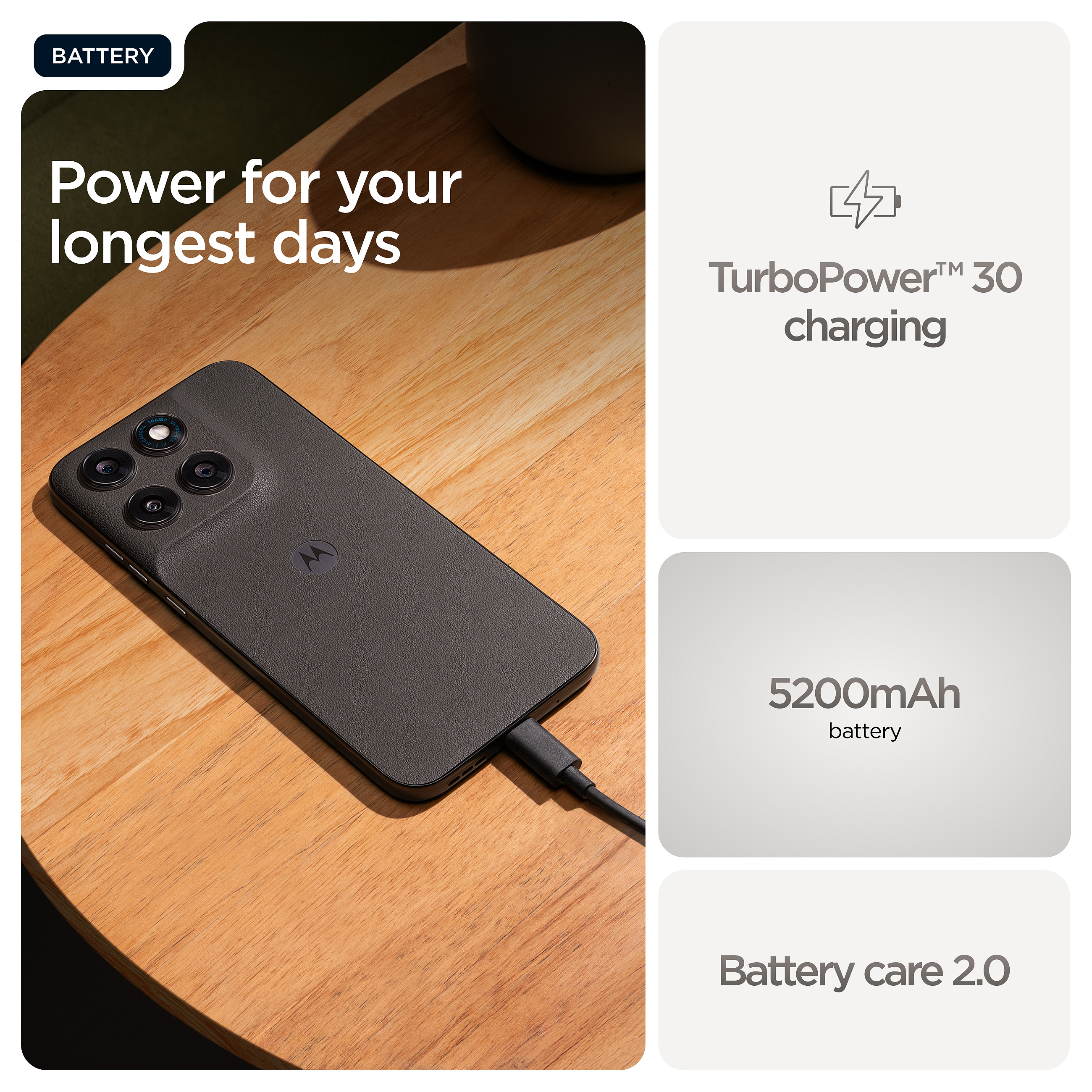 Mobitel MOTOROLA Moto G77 5G (6.78" AMOLED, 8 GB, 256 GB, 108 MP) Black Olive-2