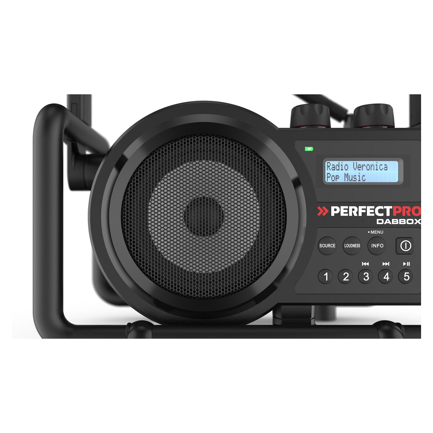Radio za gradilište PERFECTPRO DAB+BOX 2 (DAB+/FM, Bluetooth, IP65, Baterija)-3
