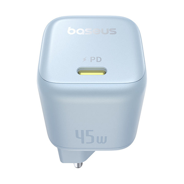 Kućni punjač BASEUS GaN5 Pro 45W (USB-C + USB-A, PD, QC) Plavi-3