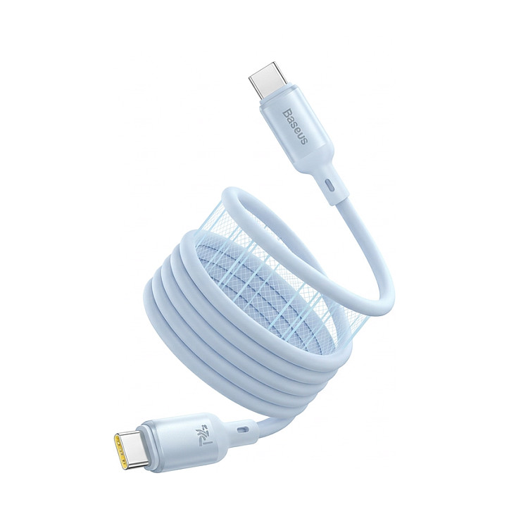 Baseus PicoGo USB-C na USB-C kabel 240W 1m plavi (magnetski, PD 3.1)-0