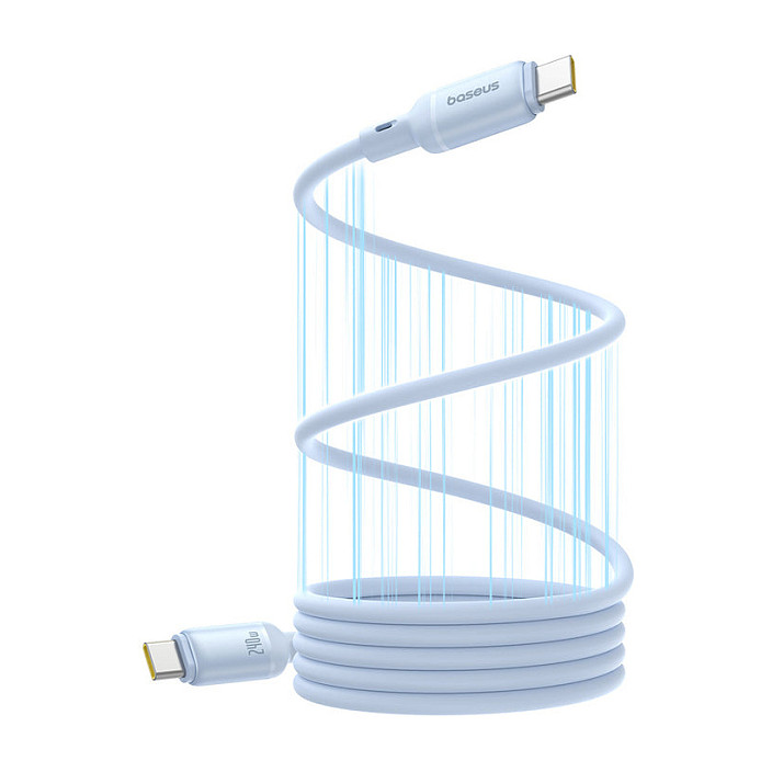 Baseus PicoGo USB-C na USB-C kabel 240W 1m plavi (magnetski, PD 3.1)-2
