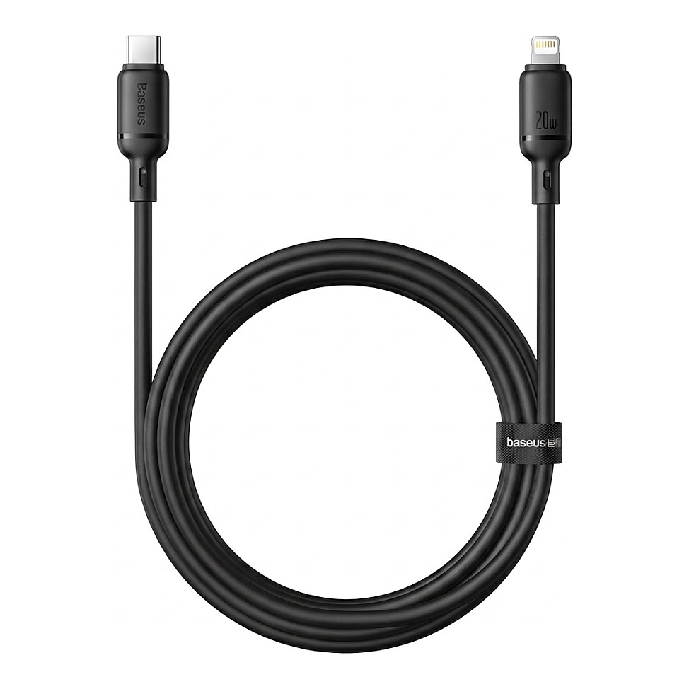 Kabel BASEUS Silky Series USB-C na Lightning 20W 2m crni (P10320102113-01)-0