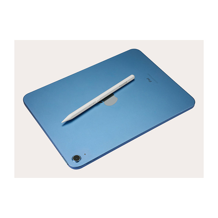 Stylus olovka TUCANO Pencil 3 (za Apple iPad od 2018., Palm Rejection, magnetsko pričvršćivanje, USB-C) bijela-3