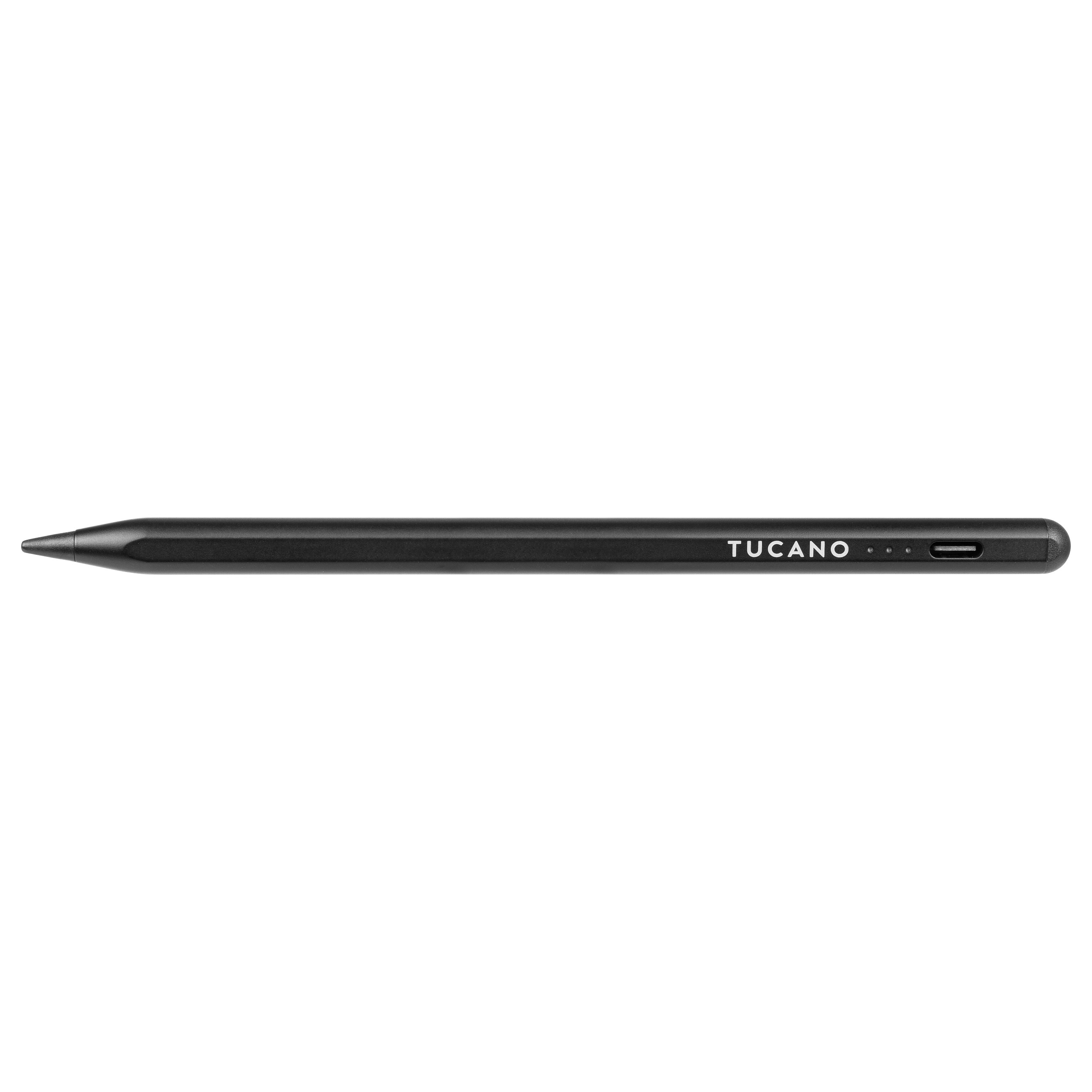 Aktivna olovka TUCANO Universal Stylus Pen (USB-C, Palm Rejection, Tilt Function) crna