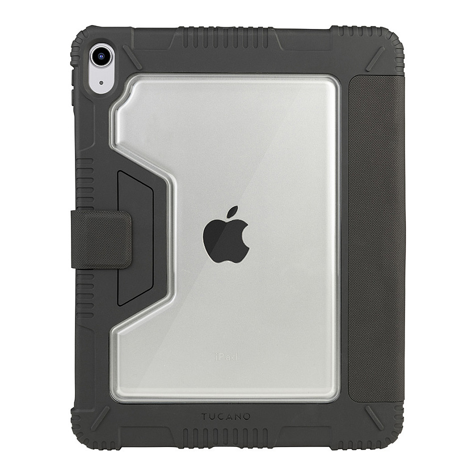 Zaštitna maska TUCANO Educo za Apple iPad 10.9" (10. gen), crna (utor za Apple Pencil, funkcija stalka)-2