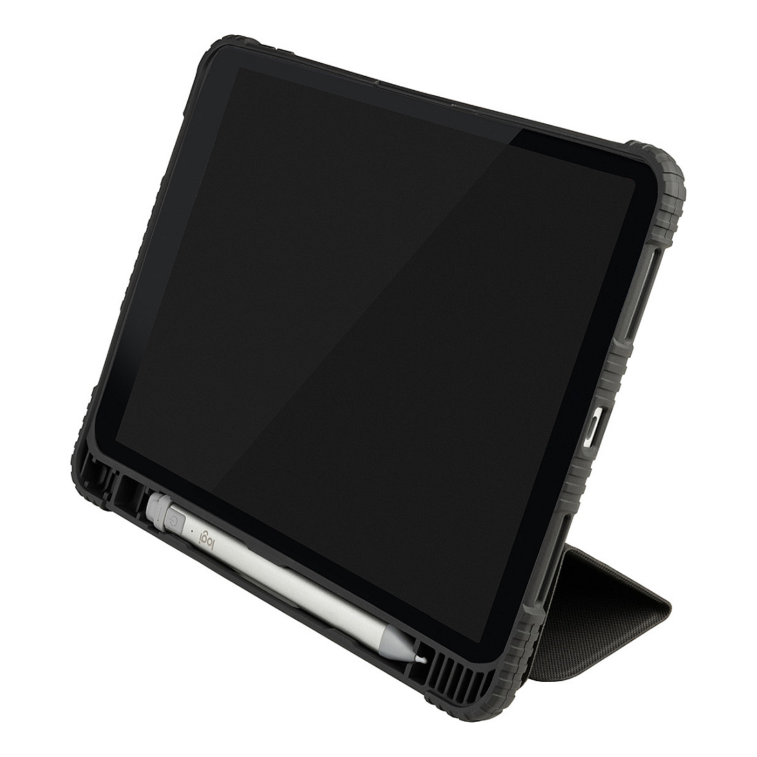 Zaštitna maska TUCANO Educo za Apple iPad 10.9" (10. gen), crna (utor za Apple Pencil, funkcija stalka)-5