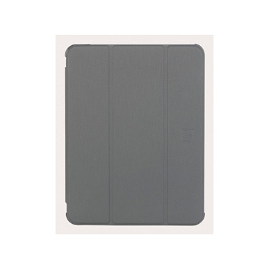 Zaštitna maska TUCANO Satin za iPad 10. gen (10.9") / iPad 11" (A16), vojna zaštita, držač za Apple Pencil, siva