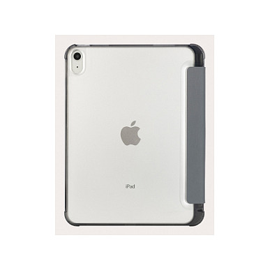 Zaštitna maska TUCANO Satin za iPad 10. gen (10.9") / iPad 11" (A16), vojna zaštita, držač za Apple Pencil, siva-2