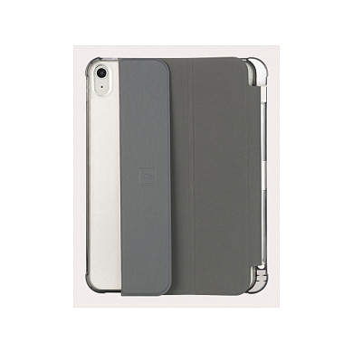 Zaštitna maska TUCANO Satin za iPad 10. gen (10.9") / iPad 11" (A16), vojna zaštita, držač za Apple Pencil, siva-3
