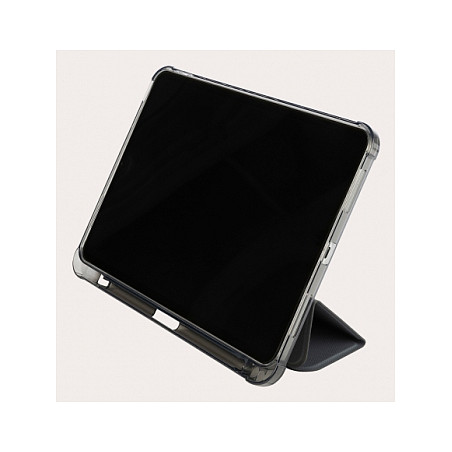 Zaštitna maska TUCANO Satin za iPad 10. gen (10.9") / iPad 11" (A16), vojna zaštita, držač za Apple Pencil, siva-4