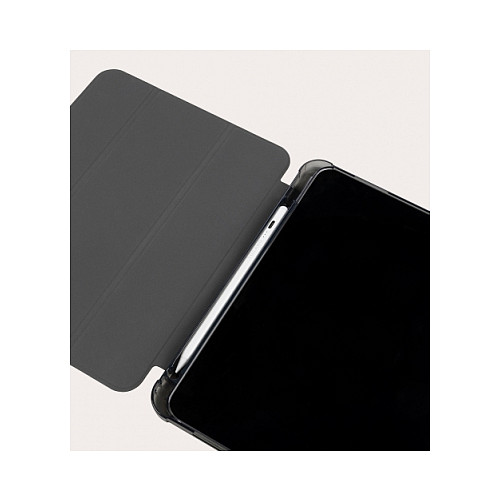 Zaštitna maska TUCANO Satin za iPad 10. gen (10.9") / iPad 11" (A16), vojna zaštita, držač za Apple Pencil, siva-6