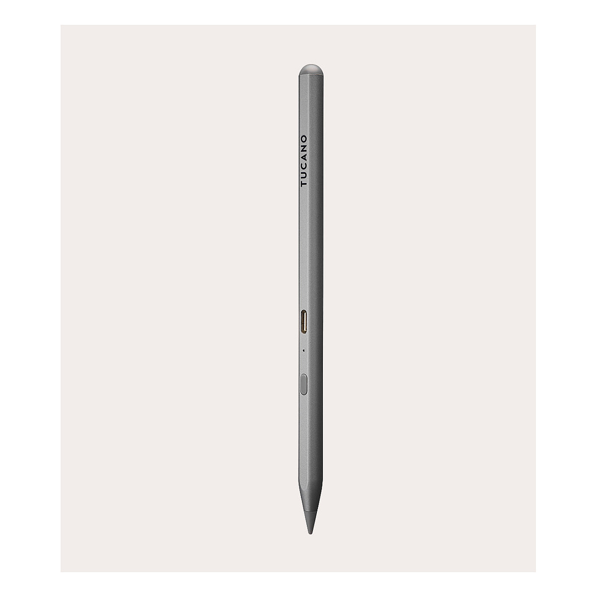 Stylus olovka TUCANO Utility 3 za Apple iPad (magnetsko pričvršćivanje, USB-C) srebrna-2