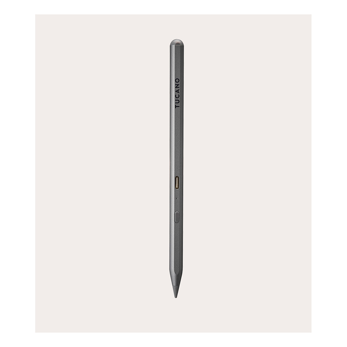 Stylus olovka TUCANO Utility 3 za Apple iPad (magnetsko pričvršćivanje, USB-C) srebrna-4