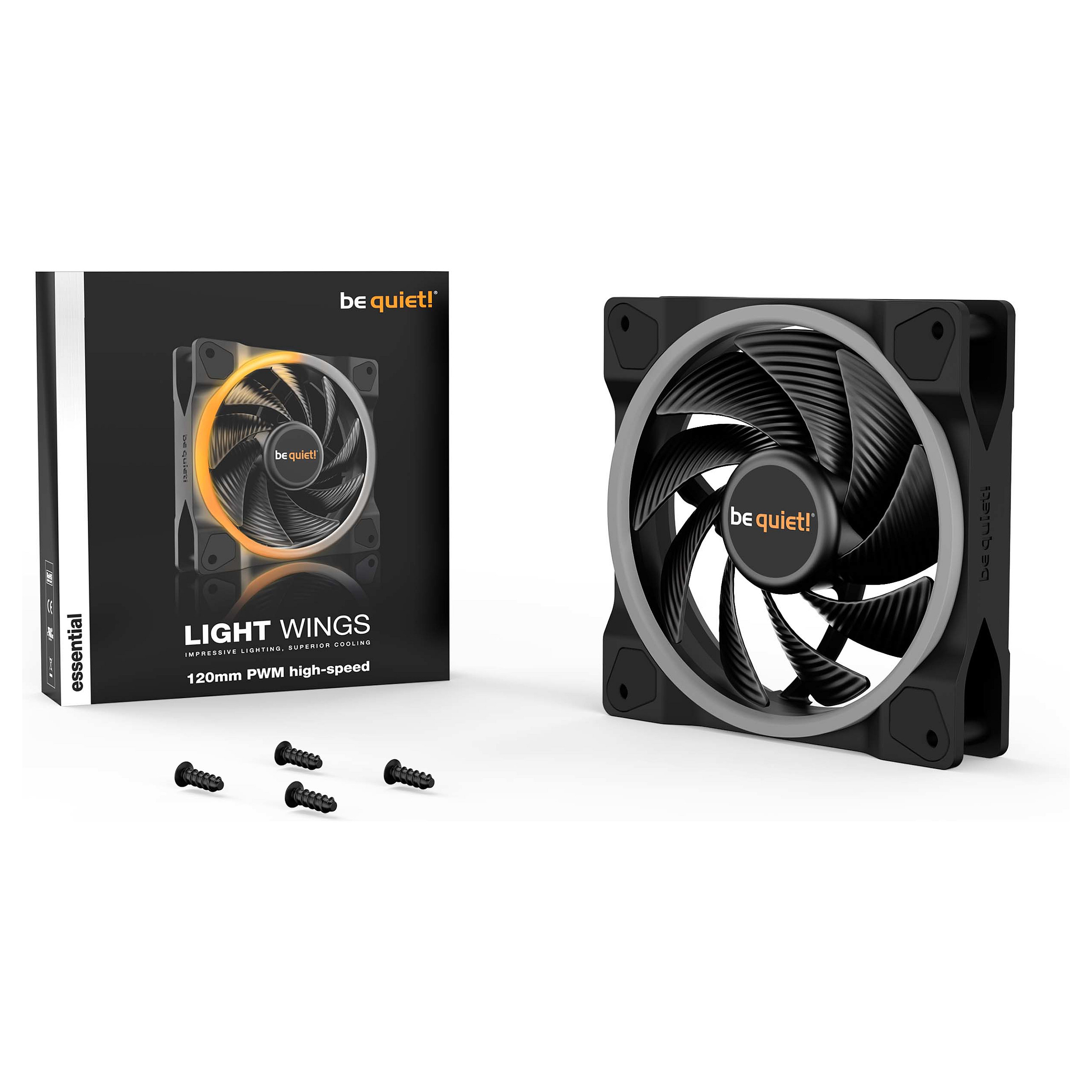 Ventilator za kućište BE QUIET! Light Wings 120mm PWM high-speed (ARGB, 2500 RPM, BL073)-4