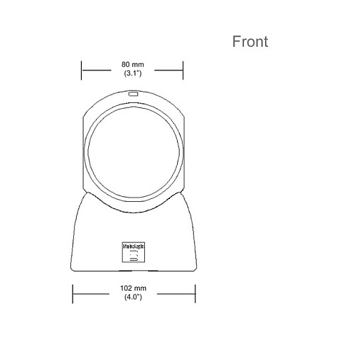 Barkod čitač HONEYWELL Orbit 7120 (USB, 1D, sa stalkom, bež)-4