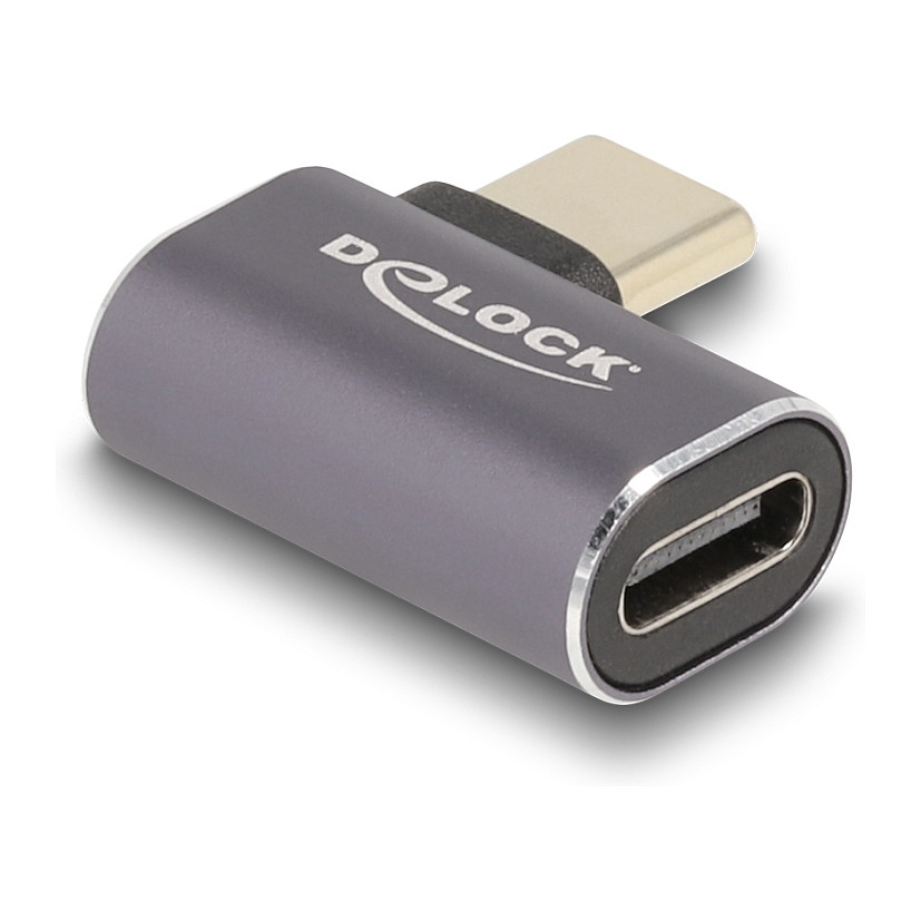 USB-C adapter DELOCK 60047 (40 Gbps, 8K 60 Hz, PD 100W, kutni)-1