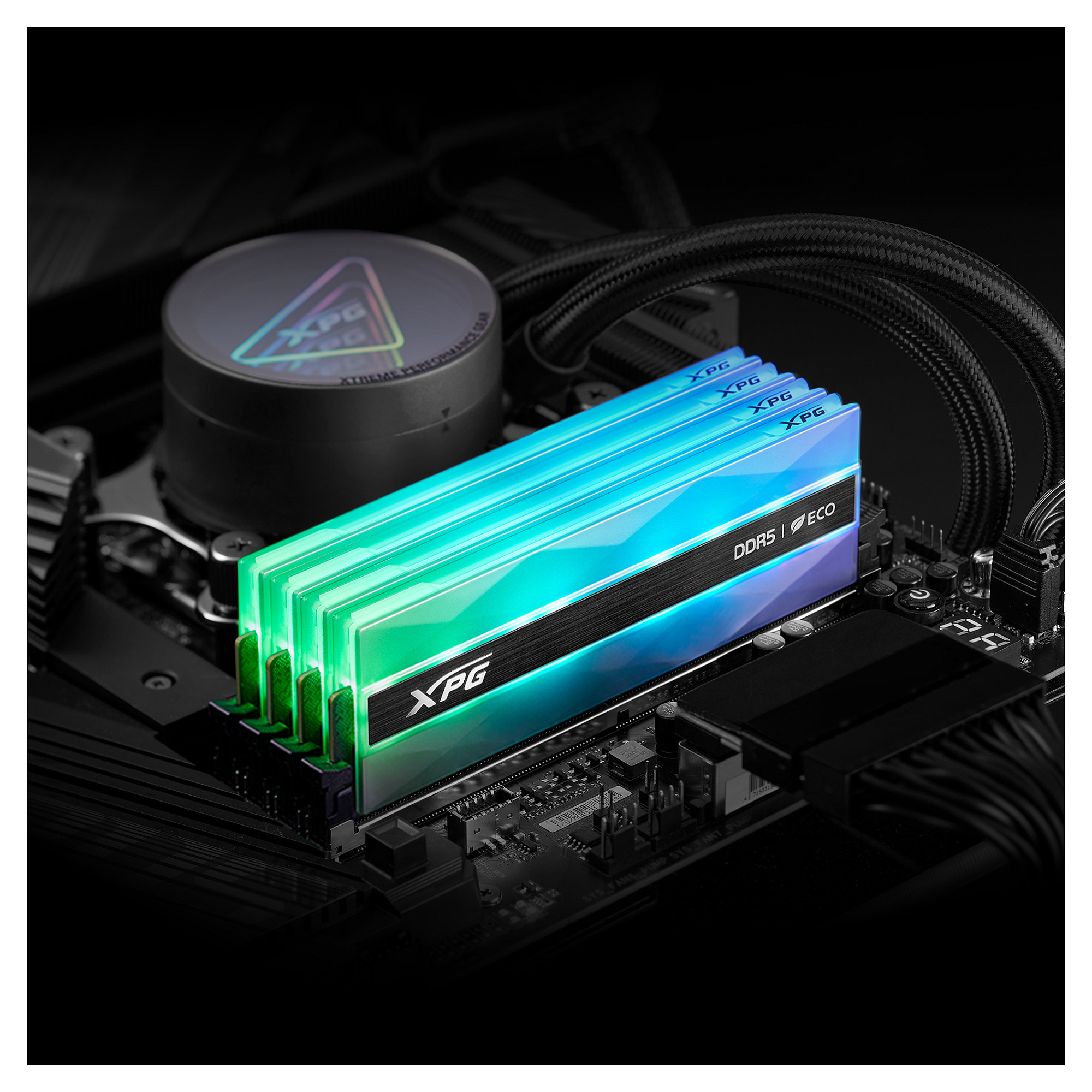 RAM memorija ADATA XPG LANCER NEON RGB 32GB (2x16GB) DDR5 6400MHz CL32 (AX5U6400C3216G-DCLANBK)-7
