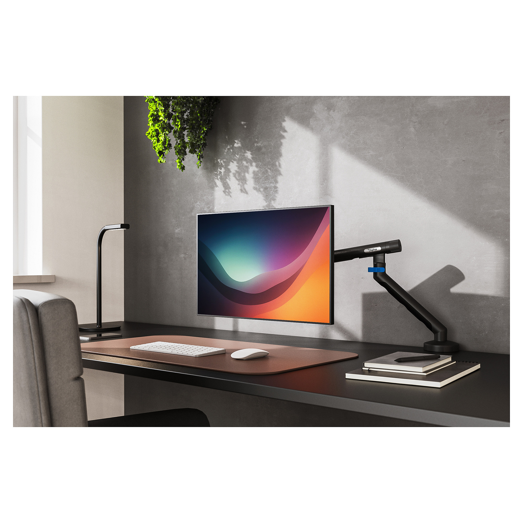 Stolni nosač za monitor DIGITUS DA-90435 (17"-35", do 10 kg, plinska opruga, VESA)-1