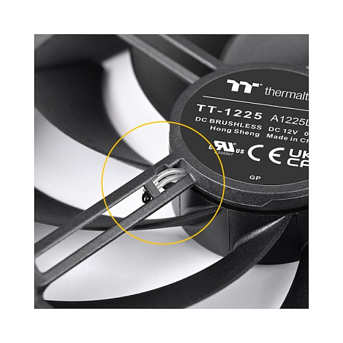 Ventilatori za kućište THERMALTAKE TS120 EX ARGB Sync 120mm (3 komada, PWM, 2000 RPM) Crni-4