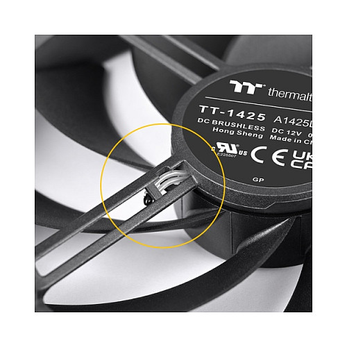 Ventilatori za kućište THERMALTAKE TS140 EX ARGB Sync 140mm (3 komada, 2000 RPM, PWM) crni-4