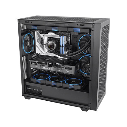 Ventilatori za kućište THERMALTAKE TS140 EX ARGB Sync 140mm (3 komada, 2000 RPM, PWM) crni-5