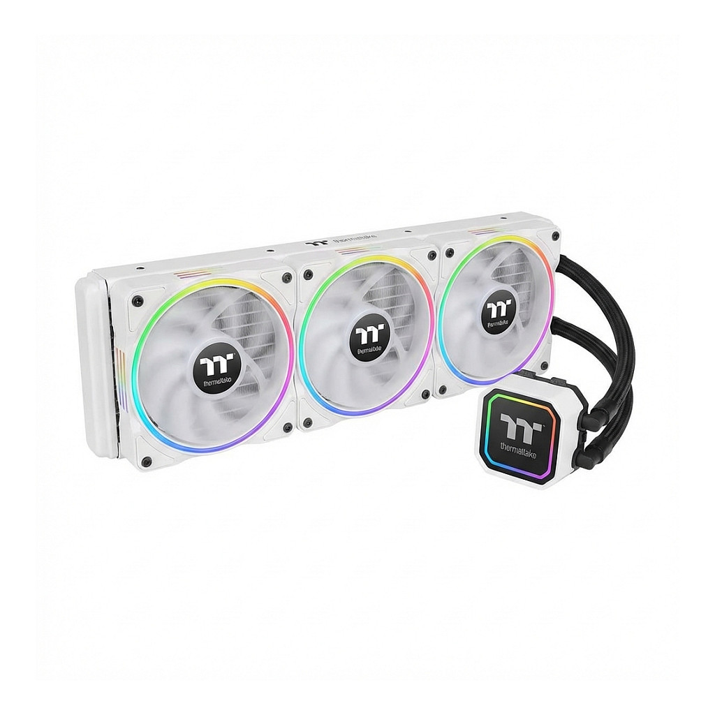 Ventilatori za kućište THERMALTAKE SWAFAN EX14 RGB White 140mm (3 kom, ARGB, magnetski konektor)-0