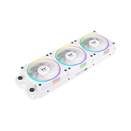 Ventilatori za kućište THERMALTAKE SWAFAN EX14 RGB White 140mm (3 kom, ARGB, magnetski konektor)-1