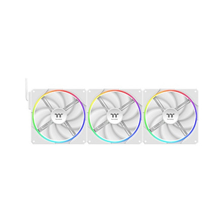 Ventilatori za kućište THERMALTAKE SWAFAN EX14 RGB White 140mm (3 kom, ARGB, magnetski konektor)-2