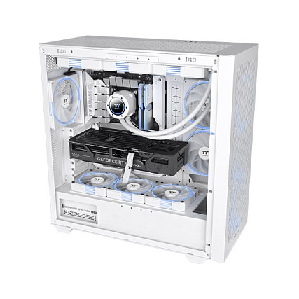 Ventilatori za kućište THERMALTAKE SWAFAN EX14 RGB White 140mm (3 kom, ARGB, magnetski konektor)-5